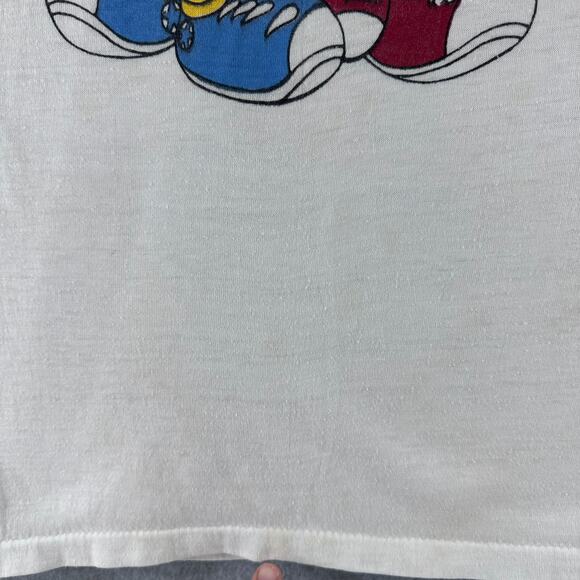 VTG 90s sz Women's M Mickey & Minnie Mouse DC T-Shirt Single Stitch USA made - Picture 4 of 12